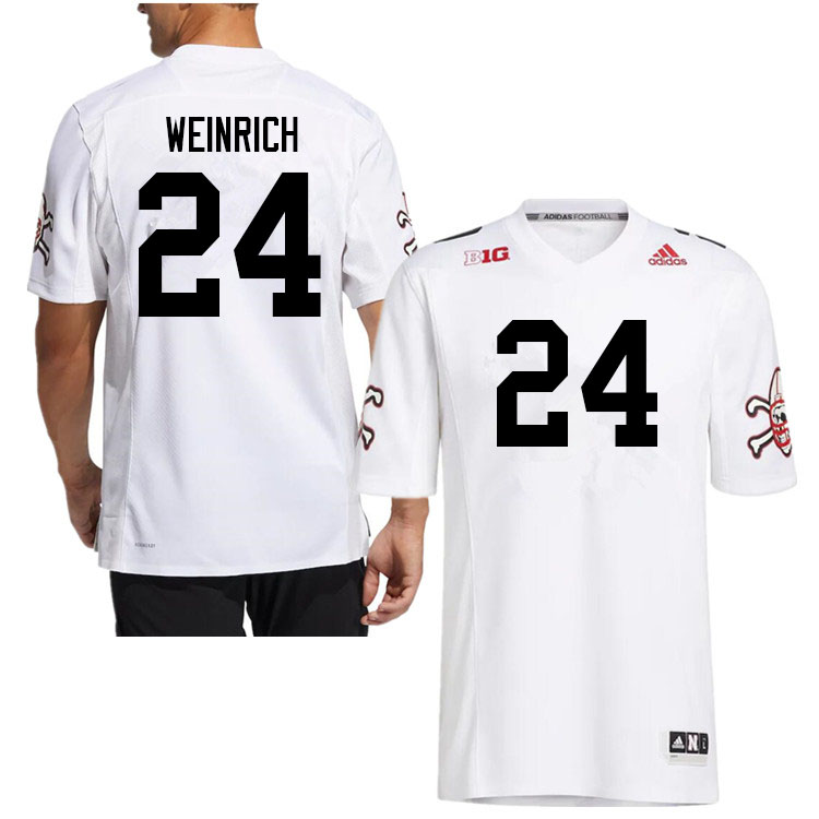 Men #24 Charlie Weinrich Nebraska Cornhuskers College Football Jerseys Sale-Strategy